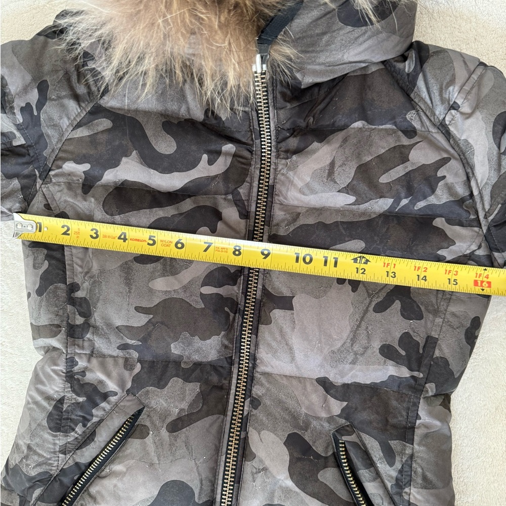 SAM Green Camo Fur Freestyle Down Winter Jacket - Picture 12 of 13